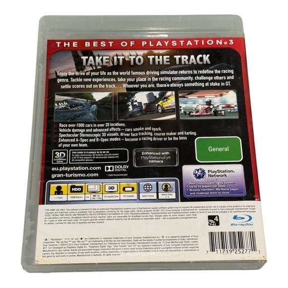 Gran Turismo 5 Essentials CIB Sony PlayStation 3 PS3 Racing Game Tested 3D Compl - Picture 10 of 10